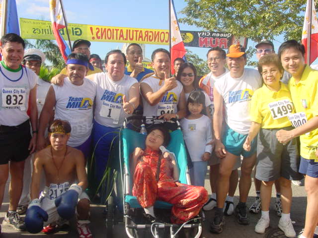 gordon is running in MTV Queen City Run