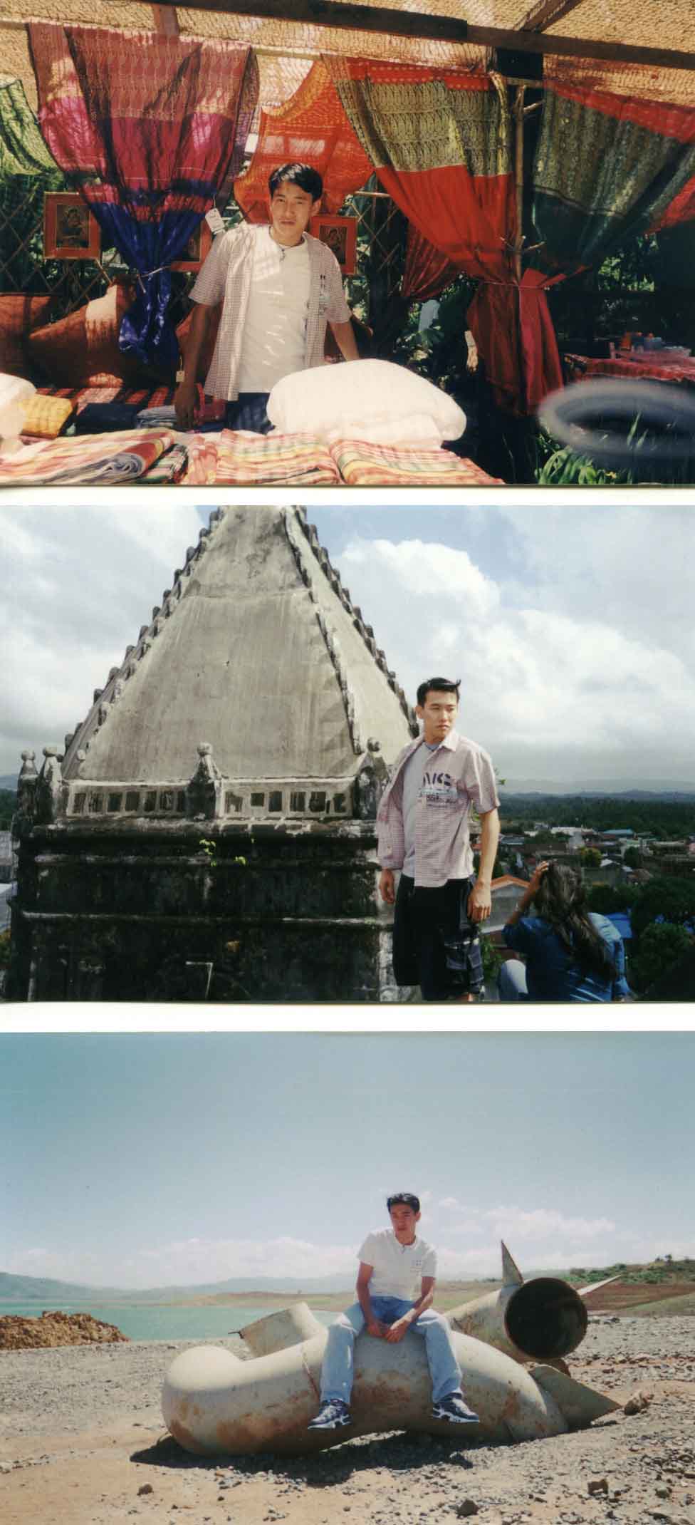 roel hoang manipon in the top of San Miguel Menor Basilica